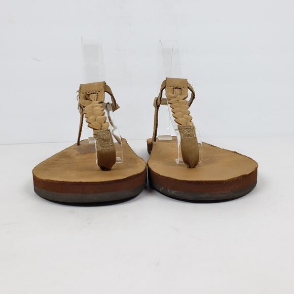 Rainbow T-Street Womens Size M 6.5-7.5 Brown Leather Casual Sandals 2647-1026 - Picture 6 of 12